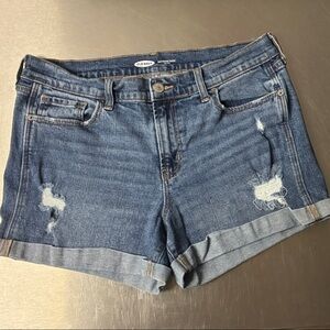 Old Navy Distressed Blue Jean Shorts
